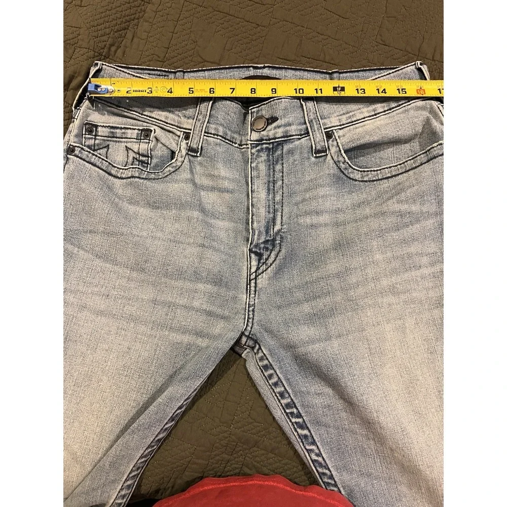 True Religion Men's Blue Jeans 36w The Ricky Style
